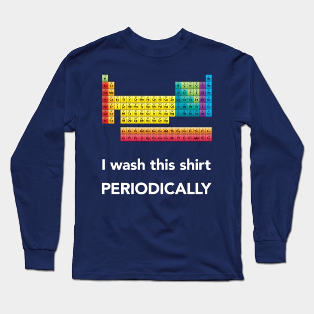 Periodic Table Long Sleeve T-Shirt by vladocar